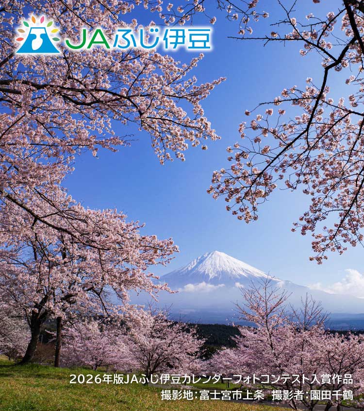 2026年版JAふじ伊豆カレンダーフォトコンテスト入賞作品_3月