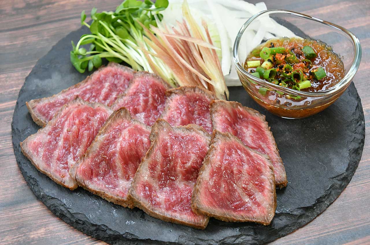 あしたか牛のたたき